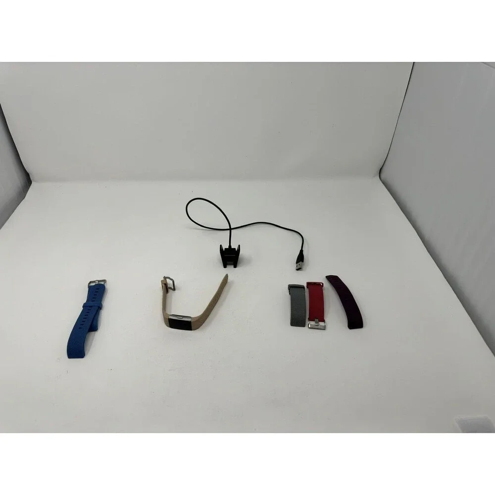 Fitbit Charge 2 Fitness w/ 2 wrist bands & charger (Read)